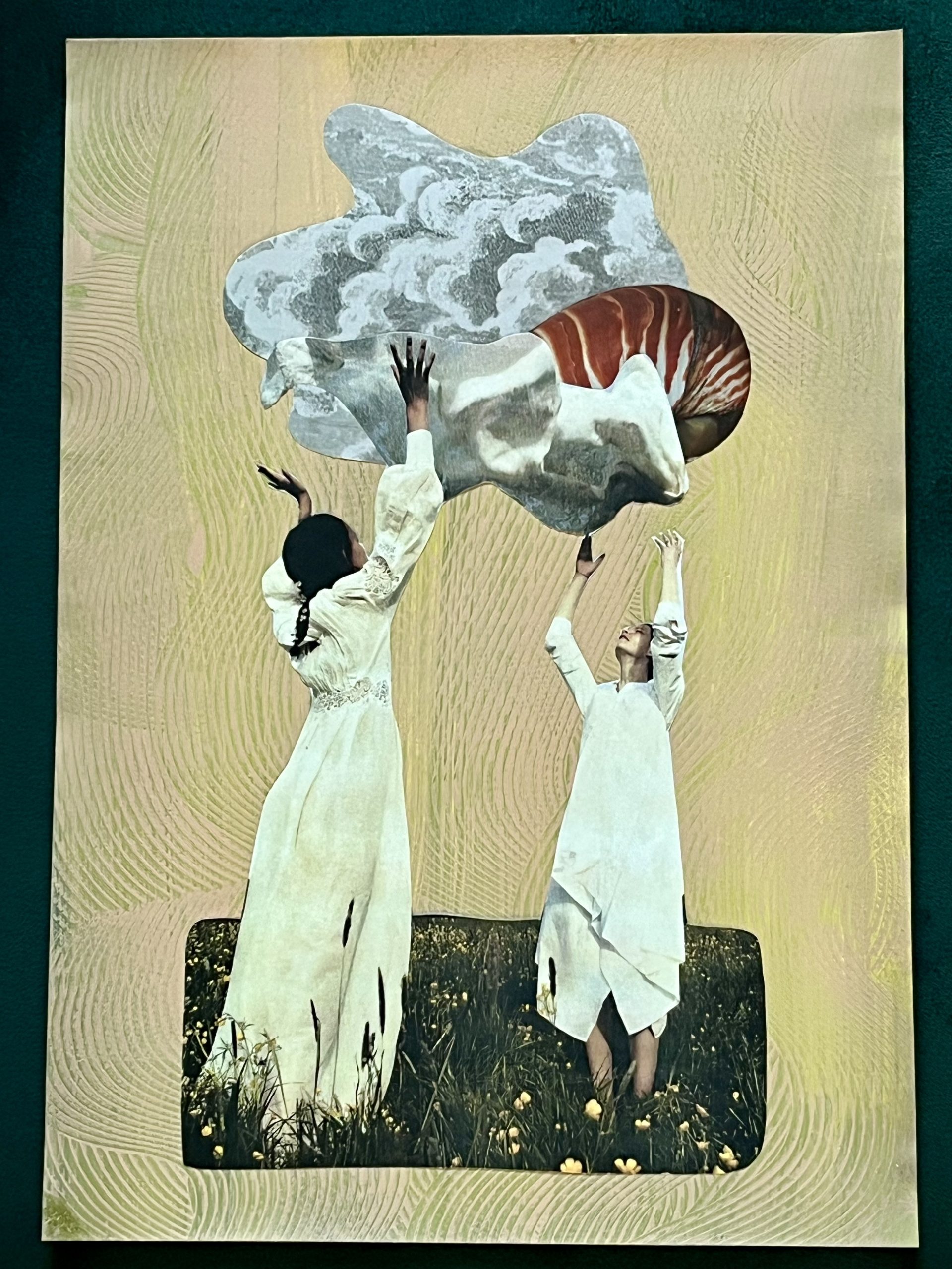 Collage auf Papier 2024-2017, 30x40cm