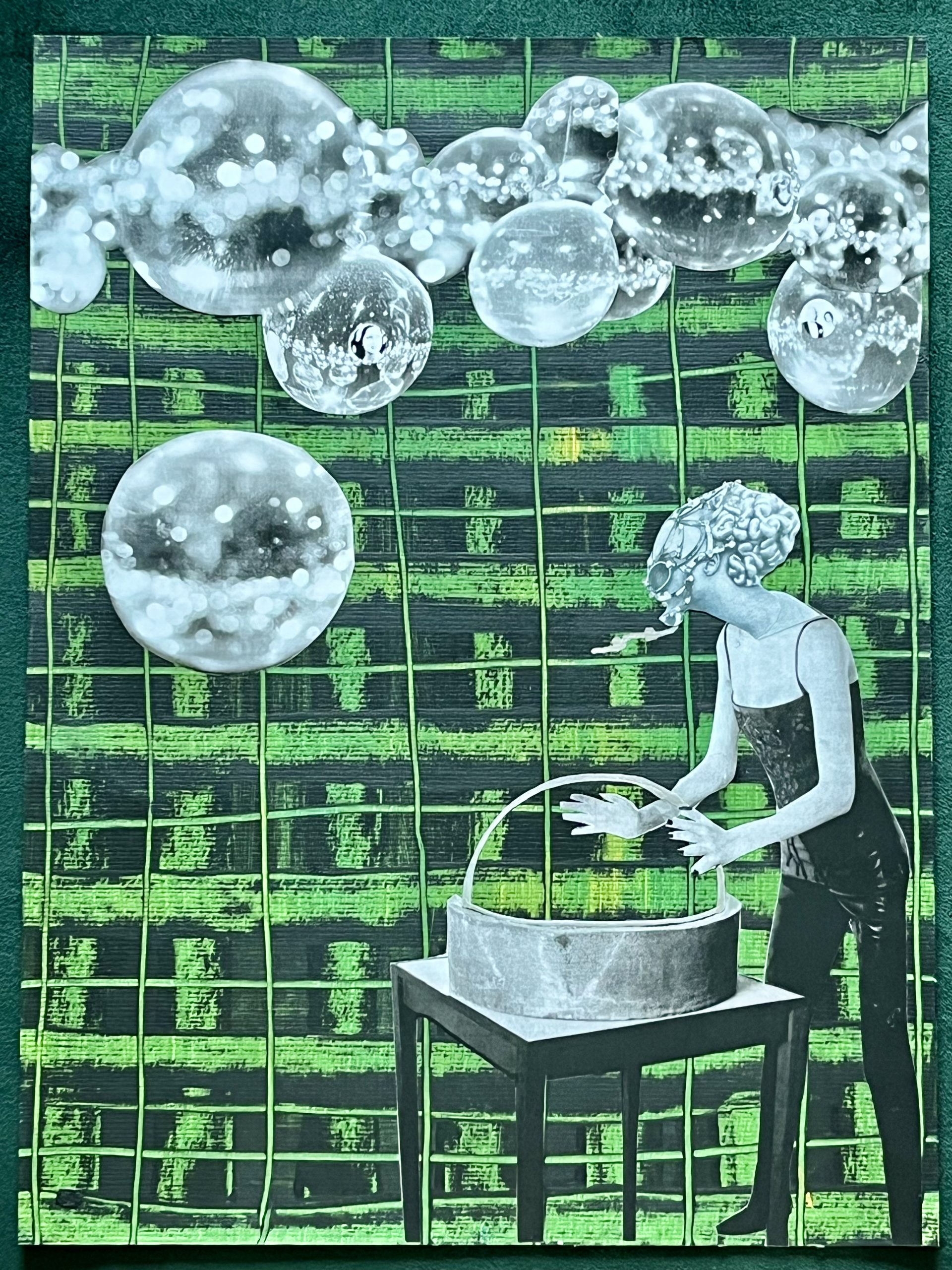 Collage auf Papier 2024-2017, 30x40cm