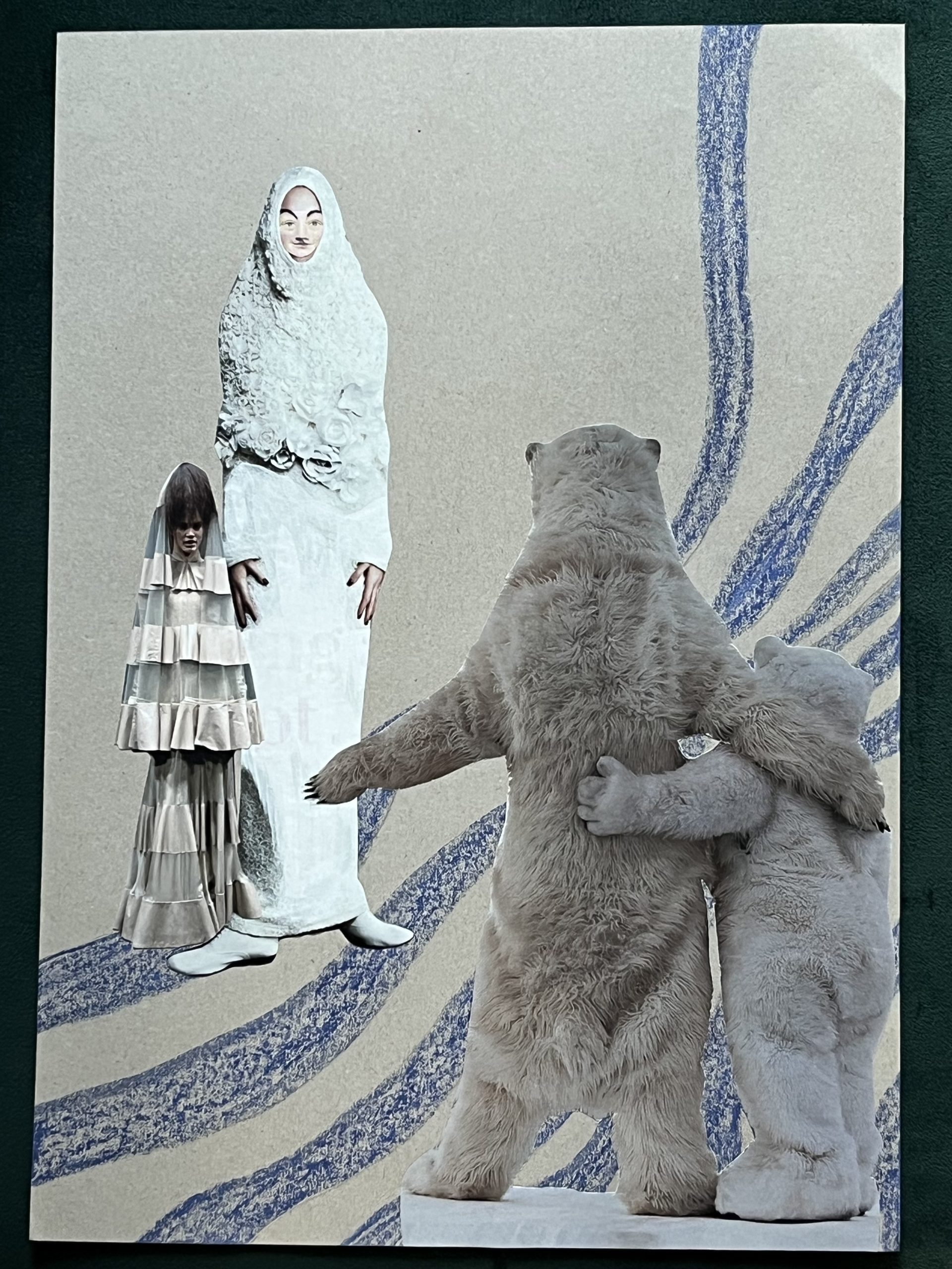 Collage auf Papier 2015, 30×42 cm